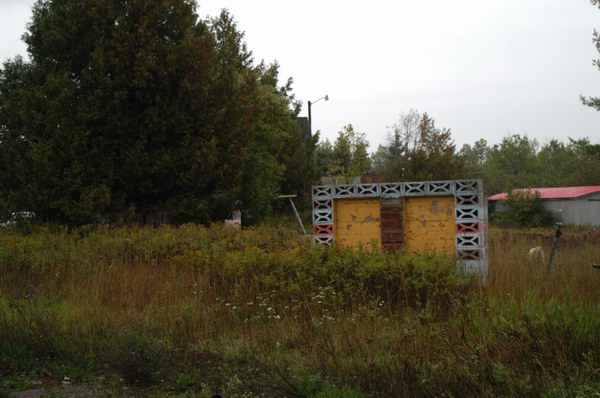 Lakes Drive-In Theatre - Marquee Foundation (newer photo)